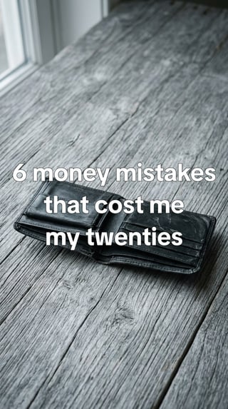 6 Money Mistakes That Cost Me My Twenties