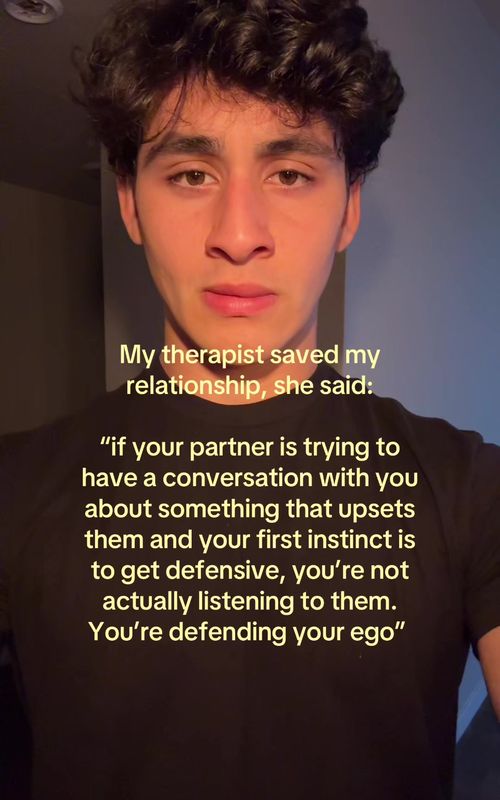 My therapist saved my relationship, she said