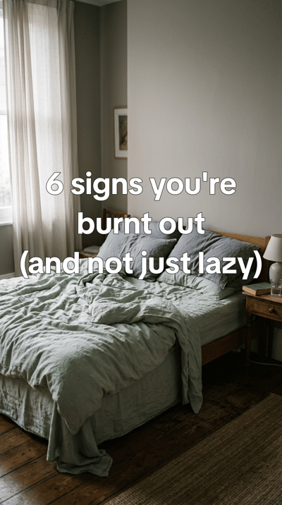 7 signs you are burnt out, not lazy — slide 1