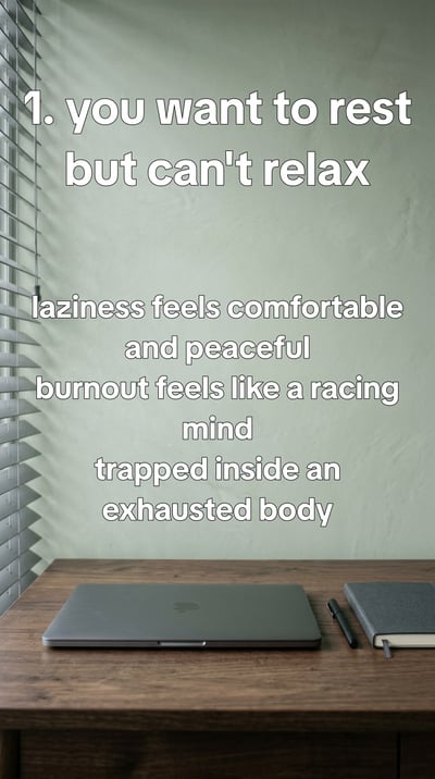 7 signs you are burnt out, not lazy — slide 2
