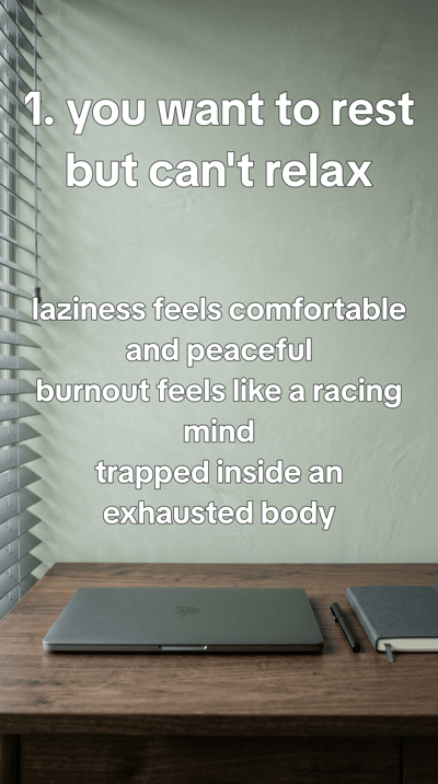 7 signs you are burnt out, not lazy — slide 2
