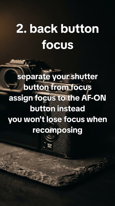 Camera settings I wish I learned first — slide 3