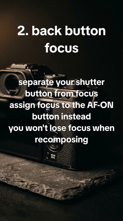 Camera settings I wish I learned first — slide 3