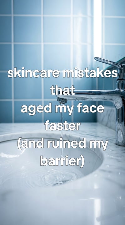 Skincare mistakes that aged me faster — slide 1