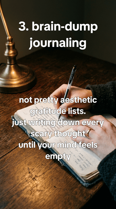 Things that helped my anxiety that are not breathing exercises — slide 4