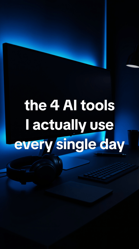 4 AI tools I use every single day — slide 1 of 5