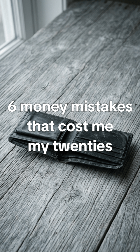 6 Money Mistakes That Cost Me My Twenties — slide 1 of 7