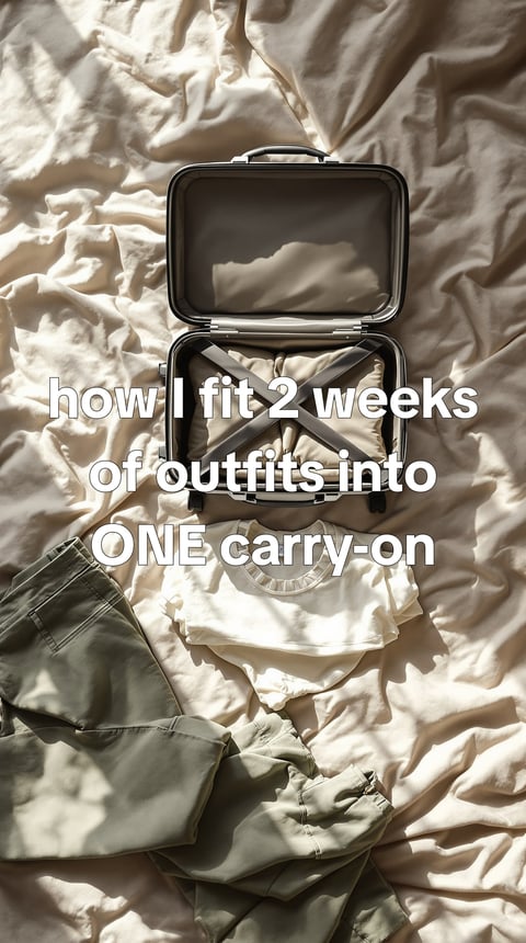 What I pack for two weeks in one bag — slide 1 of 5
