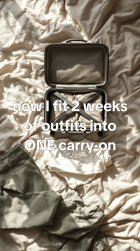 What I pack for two weeks in one bag — slide 1 of 5